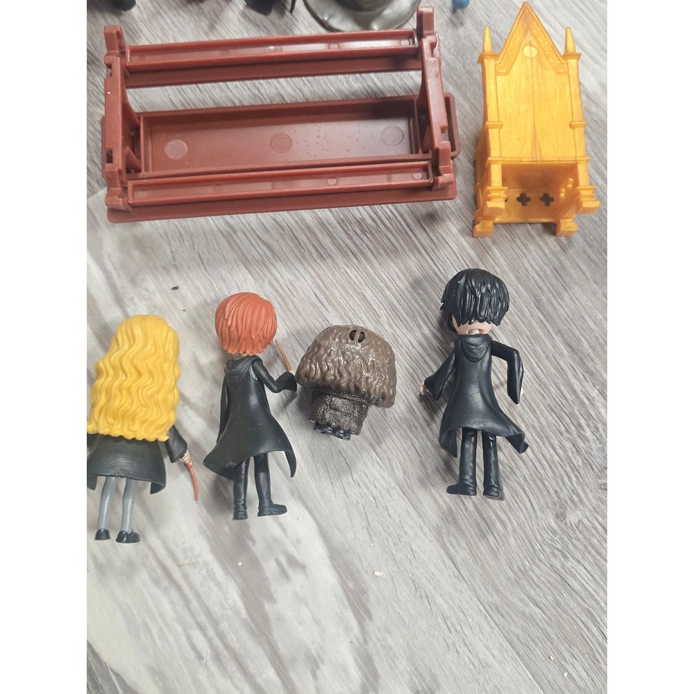 Harry Potter Wizarding World Magical Minis Figures Furniture Lot Hagrid Snape - Picture 10 of 14